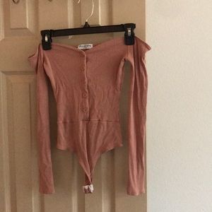 Off the shoulder Body suit